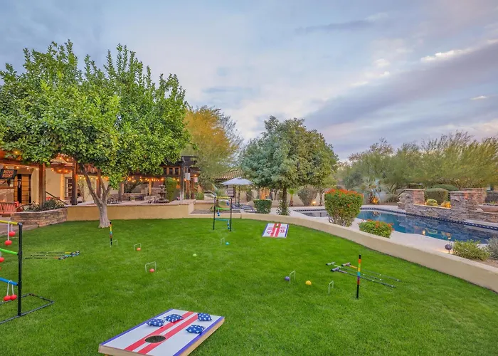 Villa Bocce Court, Heated Pool, Spa, Putting Green, Scottsdale